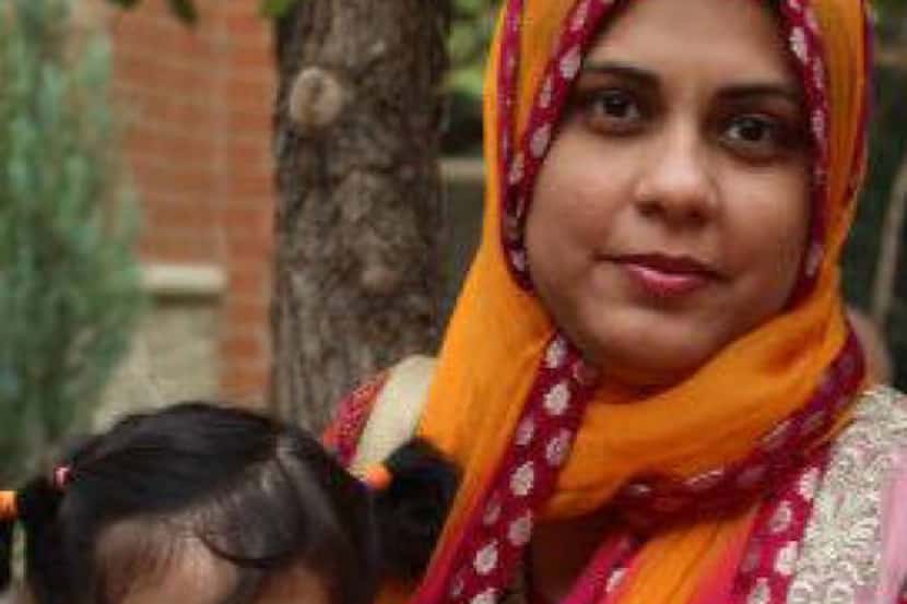 Saadia Ghaffar (right) and her 2-year-old daughter, Zoya, died Monday.