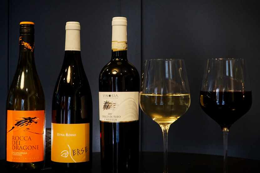 Several specialty wines are are available at Partenope Ristorante in Dallas