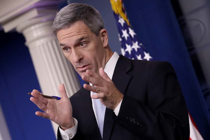  Ken Cuccinelli, acting director of U.S. Citizenship and Immigration Services, spoke about...