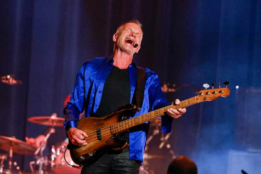 Sting performed at the grand opening of the Echo Lounge and Music Hall on Dec. 14.