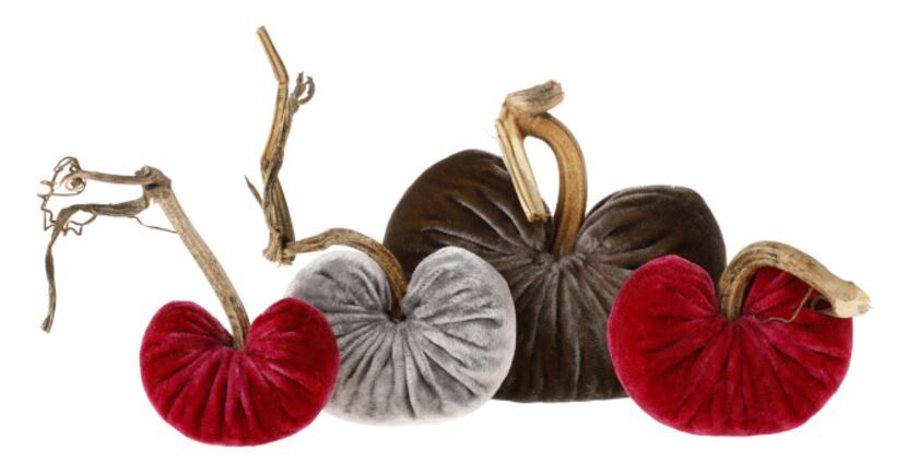 Plush, hand-sewn velvet hearts. $18-$28 in a variety of sizes and colors at Culinary...