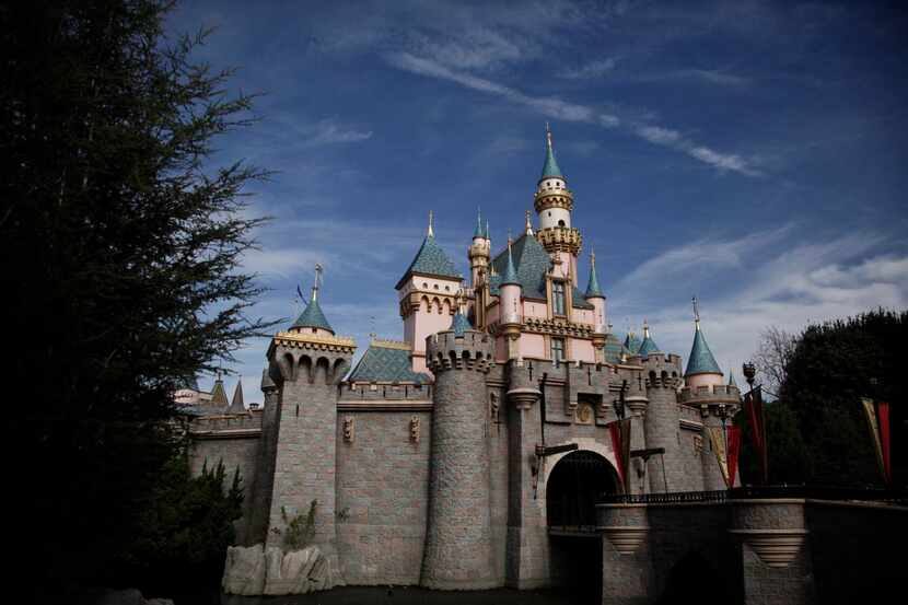 
Sleeping Beauty’s Castle and the rest of Disneyland in Anaheim, Calif., fell under a bad...