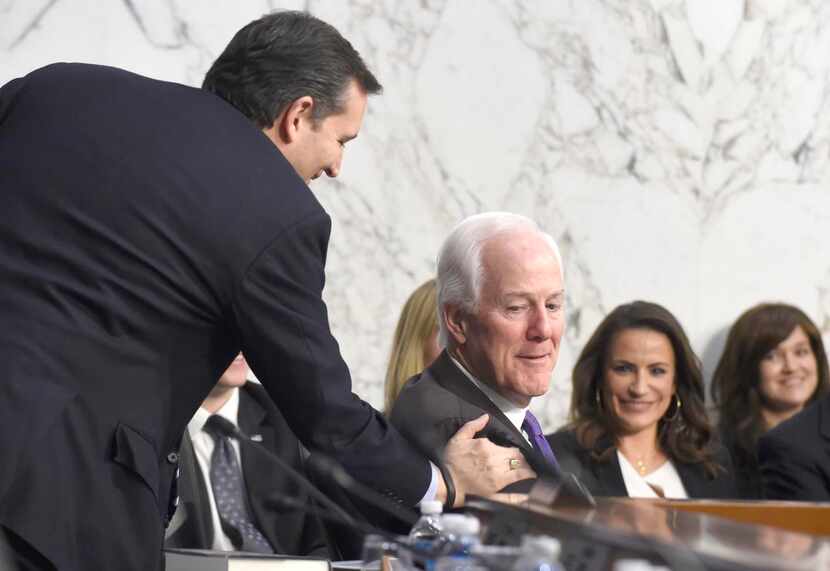 
Texas GOP Sens. Ted Cruz and John Cornyn were among Lynch’s questioners. Cornyn criticized...