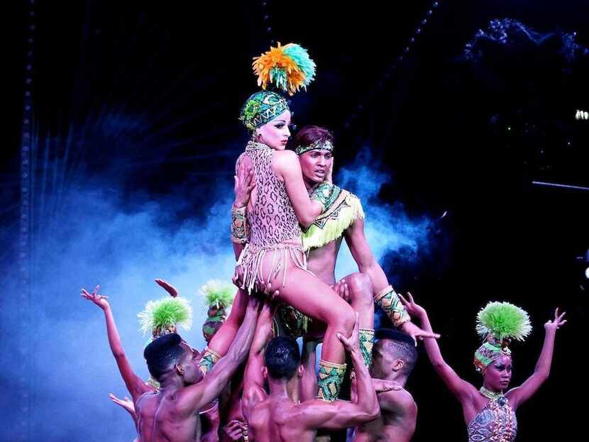 
The Tropicana Club in Havana is a world-famous cabaret show.


