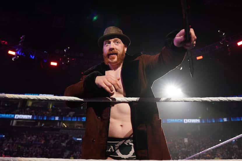WWE superstar Sheamus on an episode of Friday Night Smackdown.
