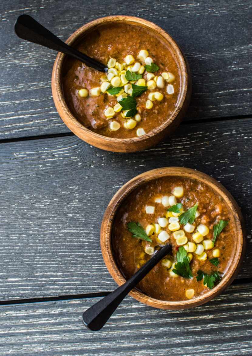 Garden Gazpacho soup 