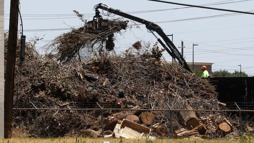 Dust from crushing Dallas storm debris leads to college closure and triggers legal action