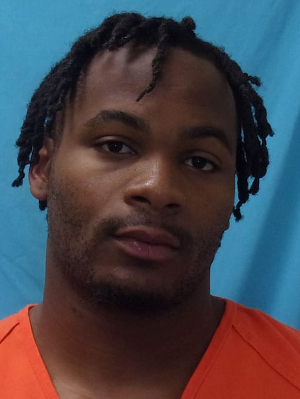 A Frisco police department mug shot of Dallas Cowboys defensive end Sam Williams from...