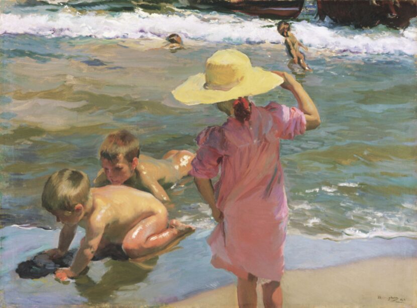 Joaqu?n Sorolla y Bastida (Spanish, 1863-1923), The Young Amphibians, 1903, oil on canvas....