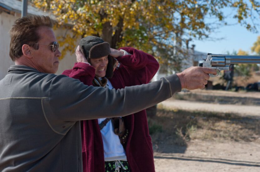 "The Last Stand" stars Arnold Schwarzenegger (left) and Johnny Knoxville.