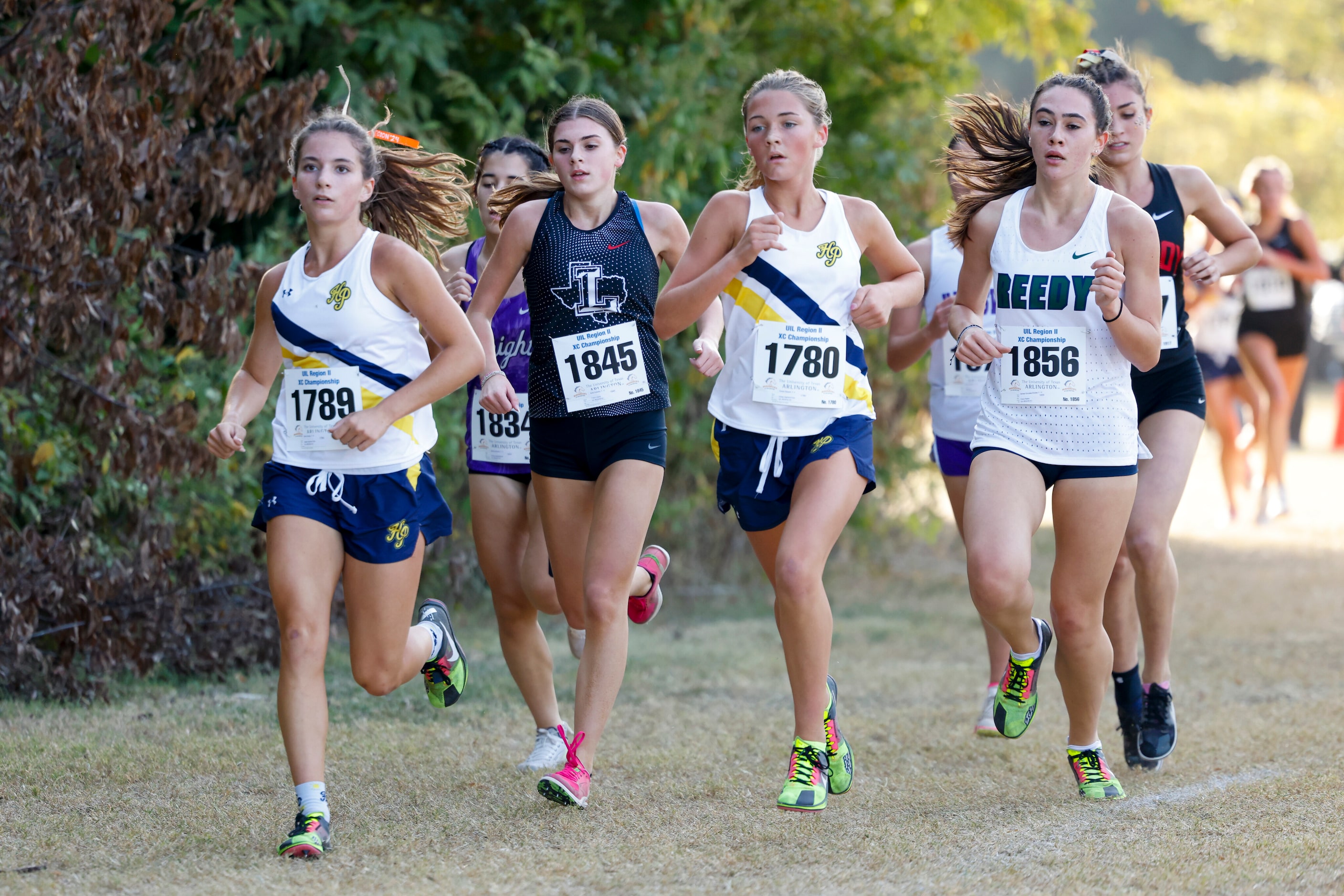 Highland Park’s Ryan Sontag (from left), Frisco Liberty’s Sofia Golladay, Highland Park’s...