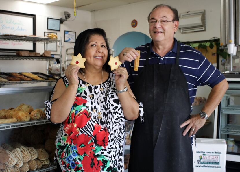 Caty and Danny Graves of La Poblanita Bakery in Dallas.