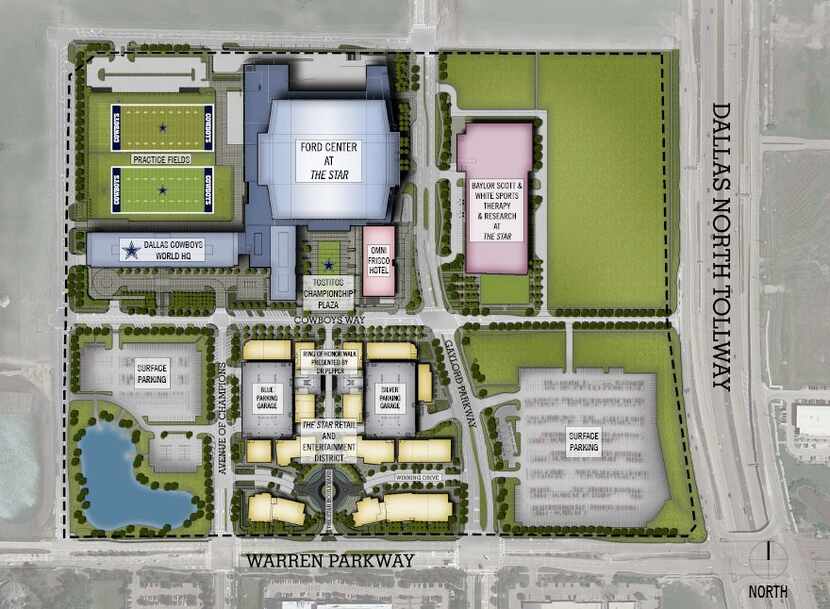 This map shows the layout of The Star. Note the retail and entertainment district is still...