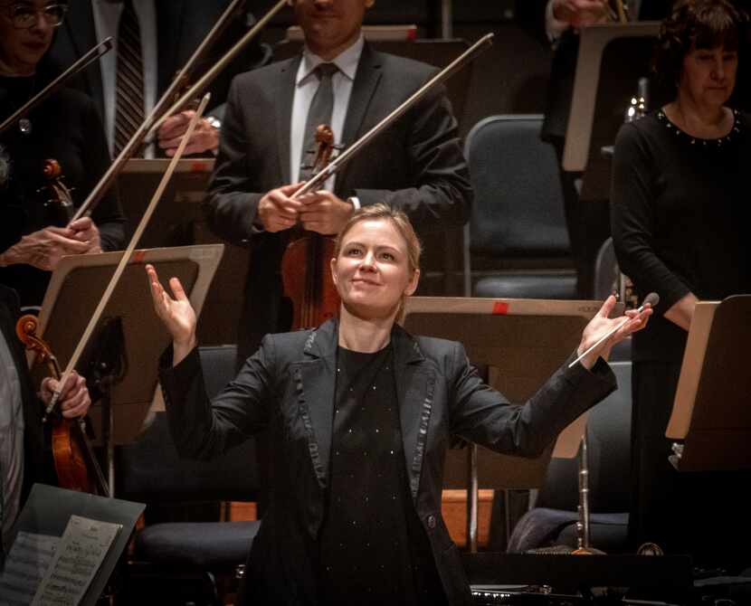 Gemma New, the Dallas Symphony Orchestra’s principal guest conductor, returns for three...