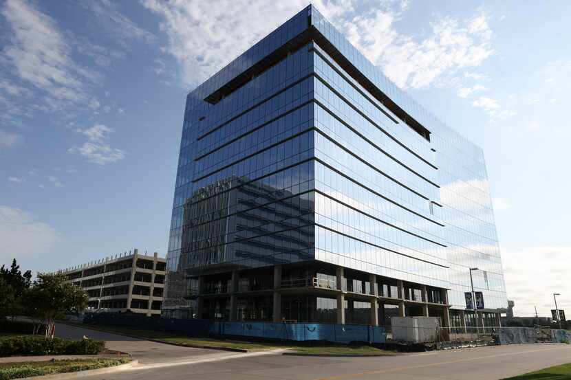 17 Cowboys Way office building under construction near the Star, Sunday, Sept. 11, 2022 in...