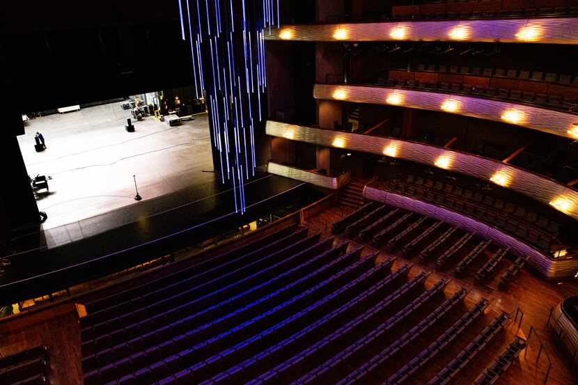 The empty Winspear Opera House photographed in Dallas on Feb. 4, 2021. (Juan Figueroa/ The...