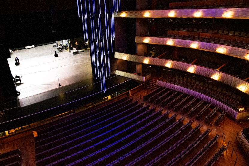 The empty Winspear Opera House photographed in Dallas on Feb. 4, 2021. (Juan Figueroa/ The...