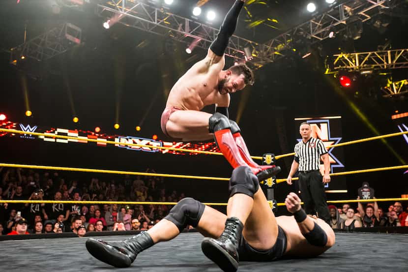 Finn Balor in action at an NXT taping. (Photo courtesy: WWE)