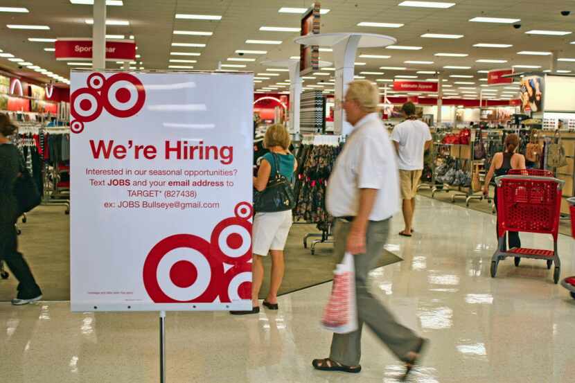 Retailers added 5,800 jobs in Texas last month, the biggest monthly gain in the sector since...
