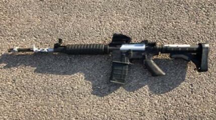 Authorities released an image of the gun Seth Ator used during his shooting spree in August...