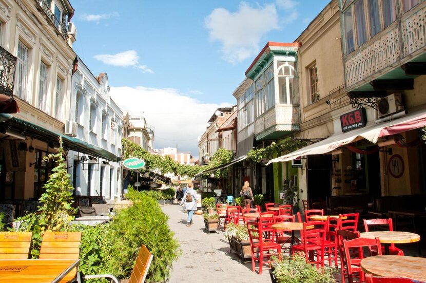 King Erekle Street in Tblisi