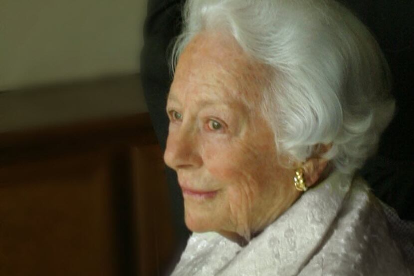 The late Margaret McDermott is pictured in a 2004 file photo by Nan Coulter 