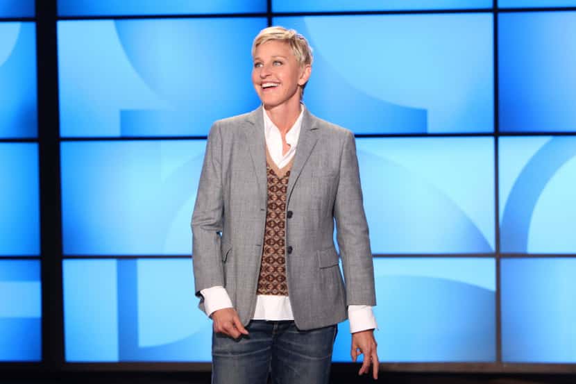 Ellen DeGeneres, along with Lowe's, surprised Rockport-Fulton High School athletes with a...