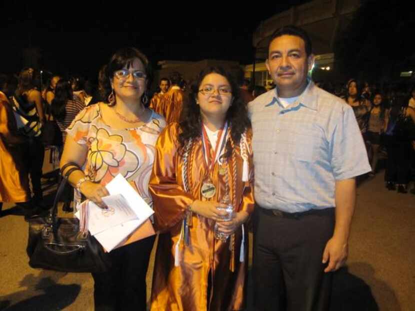 Aaron M. Gonzales and Martha Gonzales celebrate the high school graduation of their youngest...