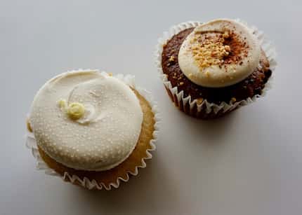 The lemon cupcake and the "Loaded Monkey" cupcakes at Unrefined Bakery are delicious options...