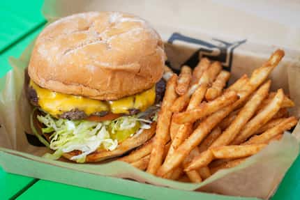 Off-Site Kitchen is gone, but a restaurant in its place named Eats is selling cheeseburgers...