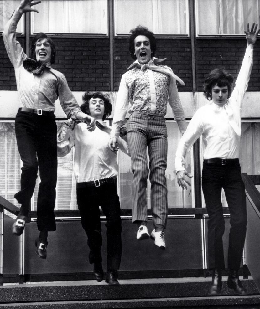  In this March 3, 1967 file photo, Roger Waters, Nick Mason, Syd Barrett and Richard Wright,...
