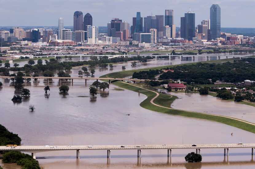 
Credit levee and other flood control improvements for keeping flood-prone areas of Dallas...