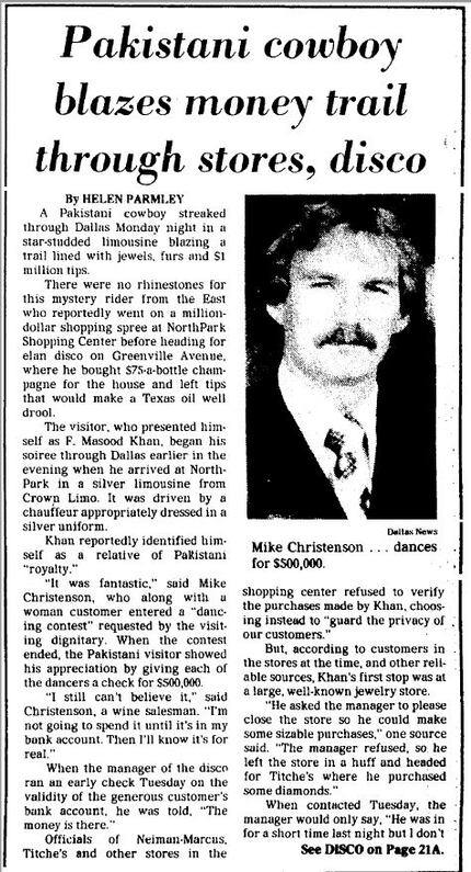 Snip of Helen Parmley Nov. 8, 1978 article.