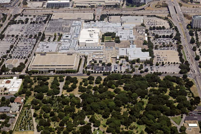  A birdâs-eye view of NorthPark Center last summer (G.J. McCarthy/Staff photographer)