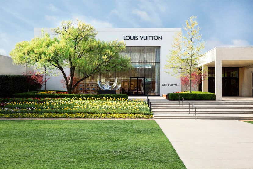 When completed in late July, Louis Vuitton's NorthPark Center store will occupy 10,397...