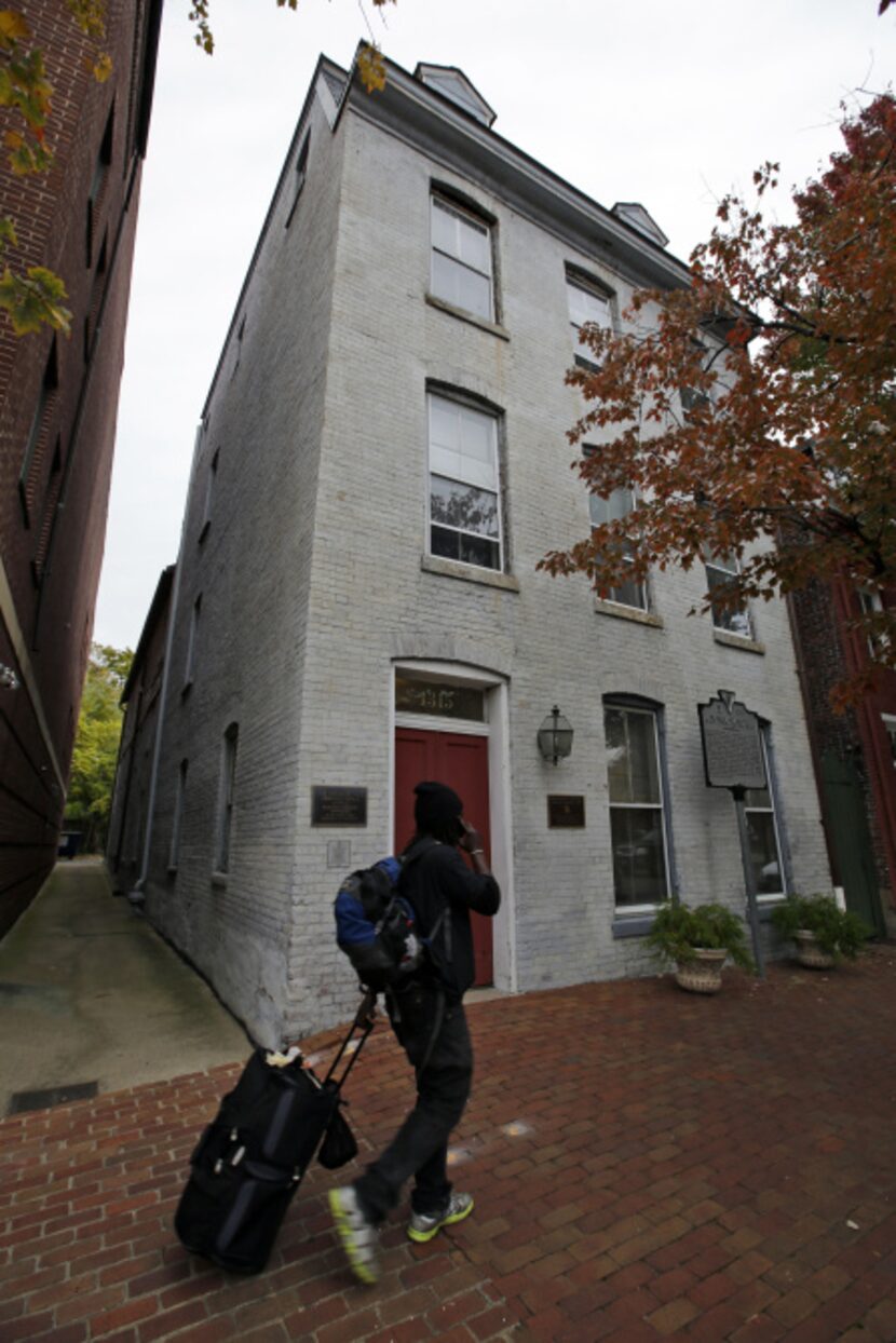 The museum site is on a busy commuter corridor in the wealthy Washington suburb of Alexandria.