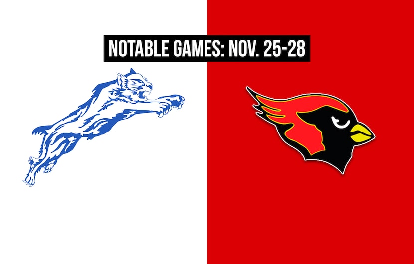 Notable games for the week of Nov. 25-28 of the 2020 season: Paris vs. Melissa.