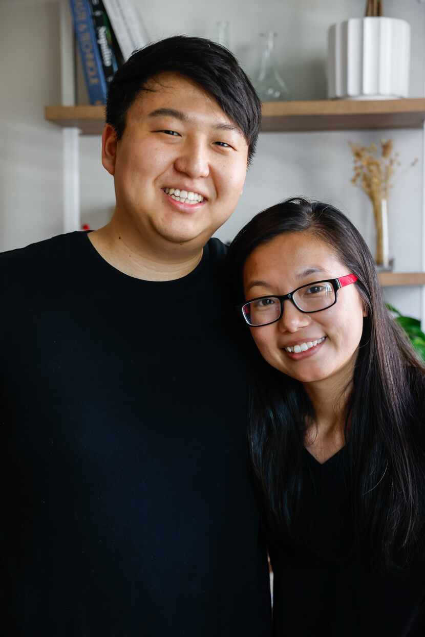 Kyong Han and Mei Lui cook and photograph all of their dishes from their apartment in Plano.