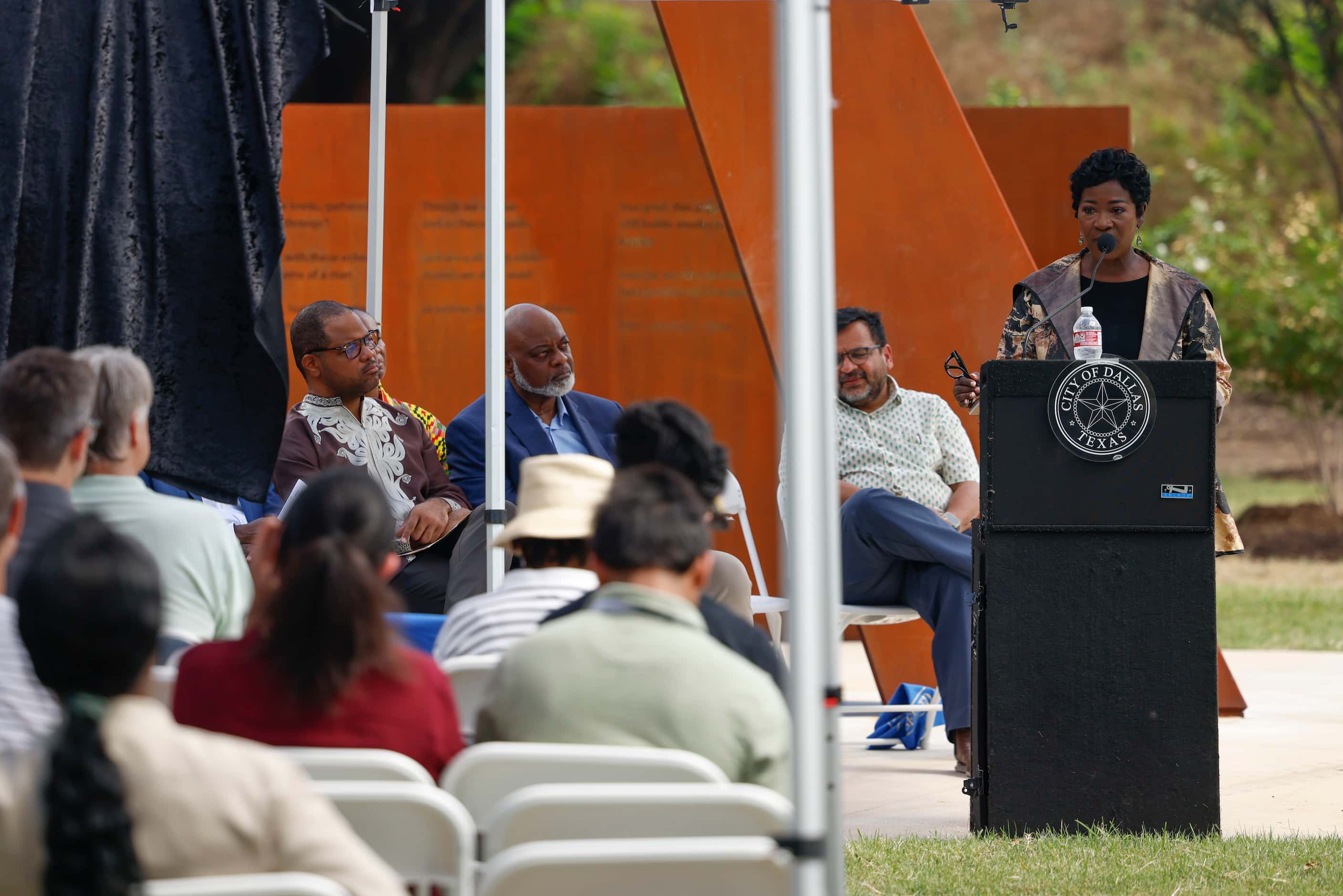 Dallas Interim City Manager Kimberly Tolbert told attendees to “hold onto our hope” and...