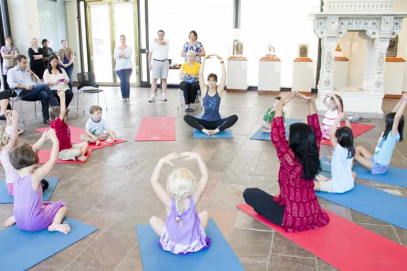 The Crow Collection of Asian Art will bring its Yogi–os: Yoga for Youth program for the...