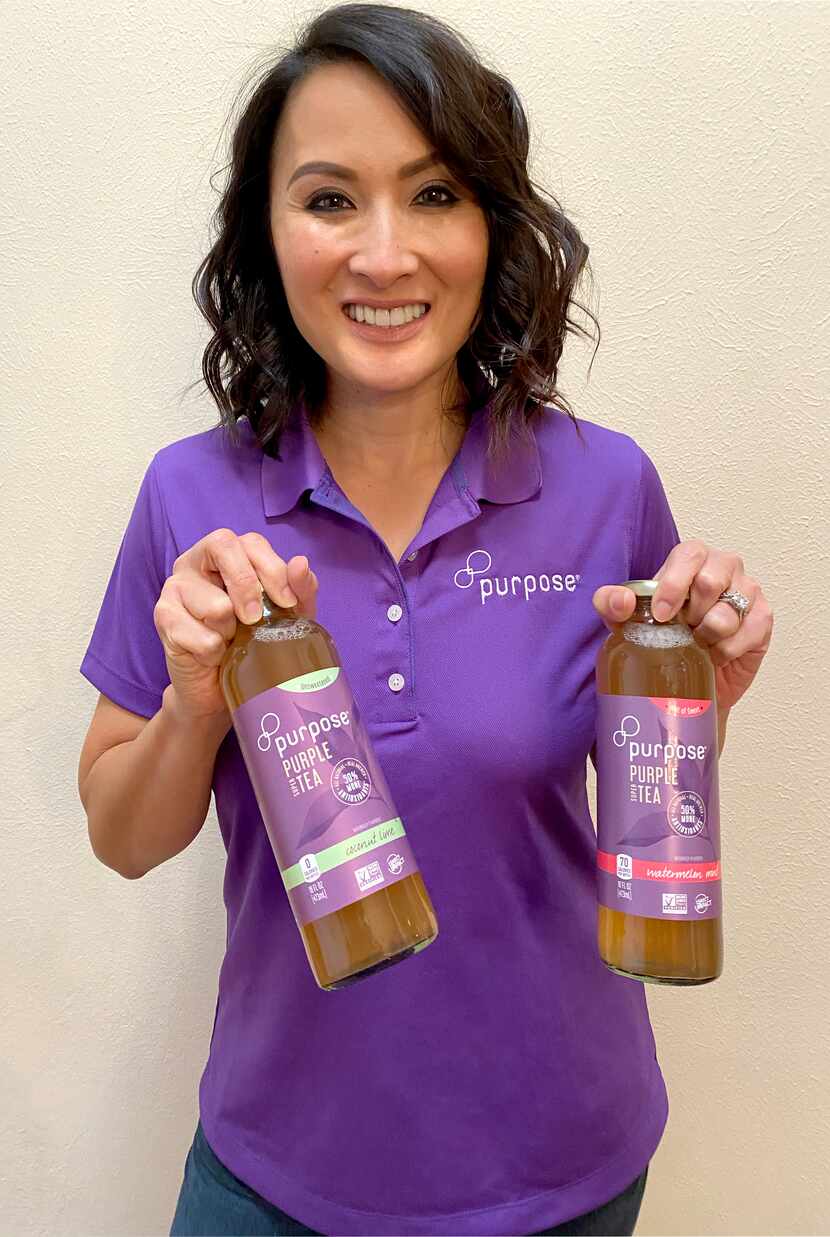 Purpose Tea is a Dallas-based startup beverage brand founded by Chi
Nguyen.