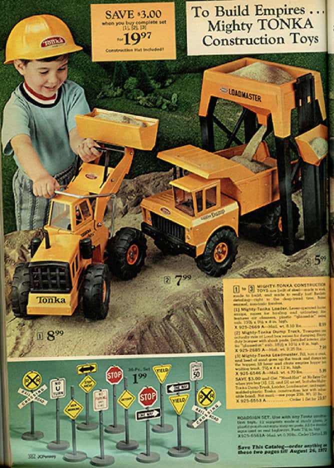 Toys from 1961 J.C. Penney Christmas catalog, courtesy of DeGolyer Library, Southern...