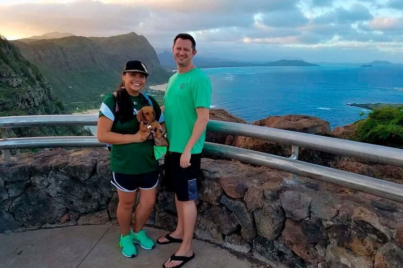Michelle Paul and David Paul, along with their dog Zooey, vacationed in Hawaii in 2016. The...