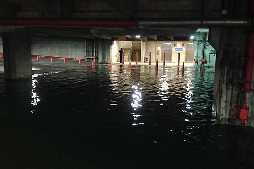 A brief deluge Thursday morning caused flooding in multiple locations around Dallas,...