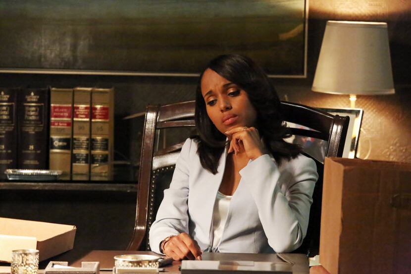 Kerry Washington as Olivia Pope: Maybe she's pondering how important she really is while we...