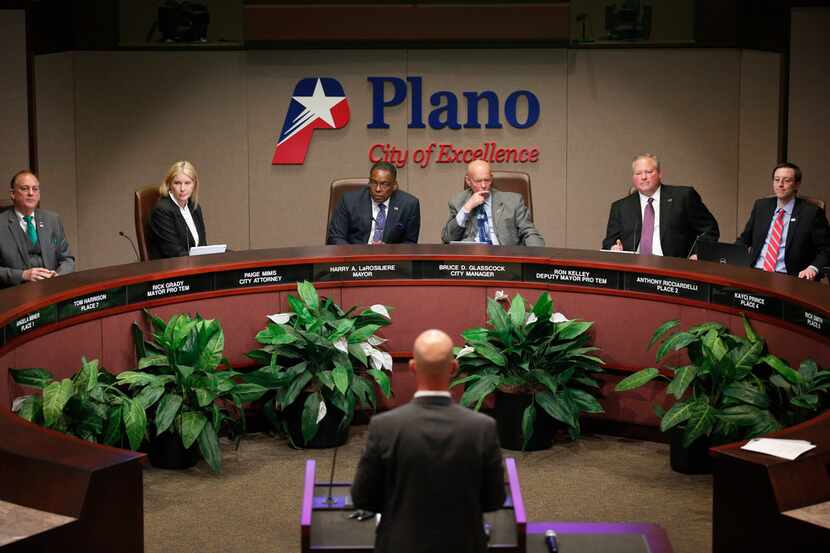 Plano City Council members listened to Billy George, assistant deputy director of the North...