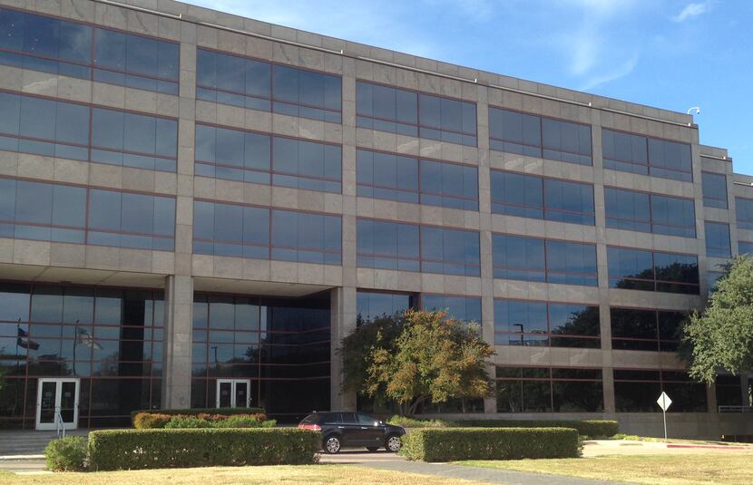 An office in Plano's Legacy business park is on next month's foreclosure list.
