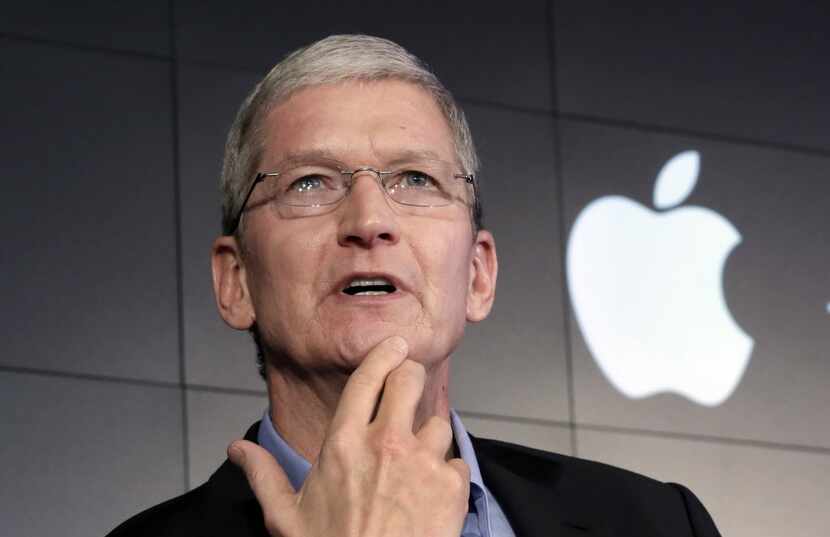 IApple CEO Tim Cook was among those who signed the letter to Gov. Greg Abbott.  (File...