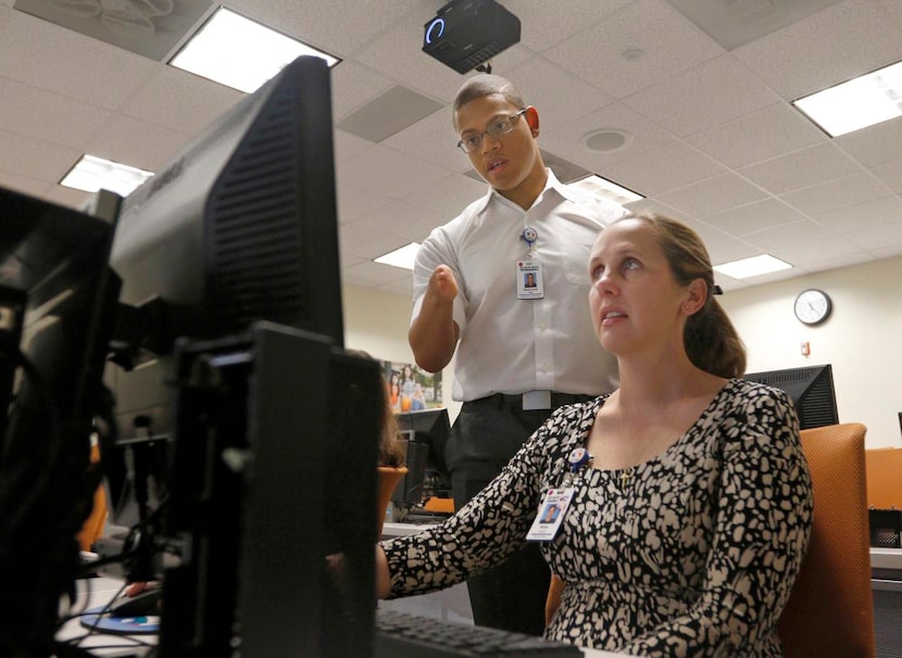 
Desmond Blair,  once a pediatric patient at Texas Scottish Rite, now works in IT at the...