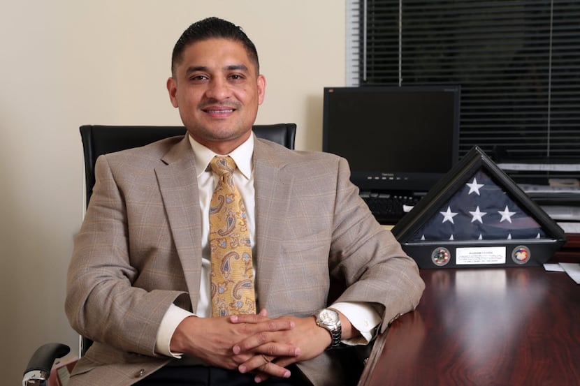 Jaime Resendez, former DISD Trustee District 4, at his office in Dallas in 2016.